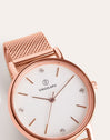 Reloj Iconic Acero Baño Oro Rosa