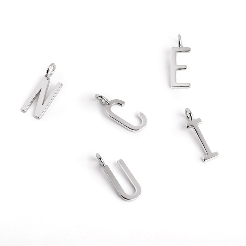 Inicial Collar Personalizado Letters Plata R